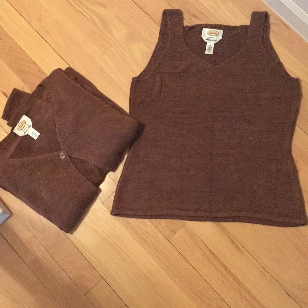 Free Cardigan with purchase of knit tank!